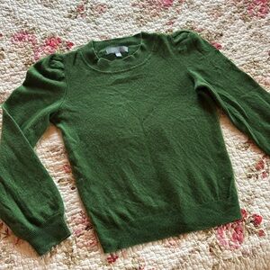 Antonio Melani 100% Cashmere Green Sweater XS